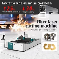 Peiriant torri laser CNC ffibr un platfform